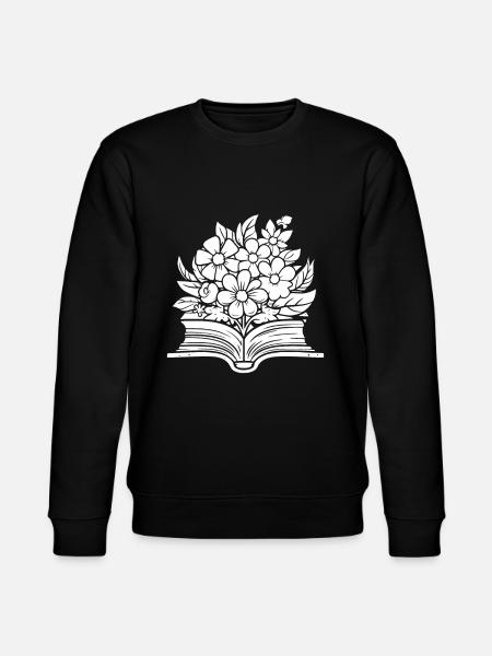 Book Bookworm Bookworm - Stanley/Stella CHANGER Unisex Organic Sweatshirt - black