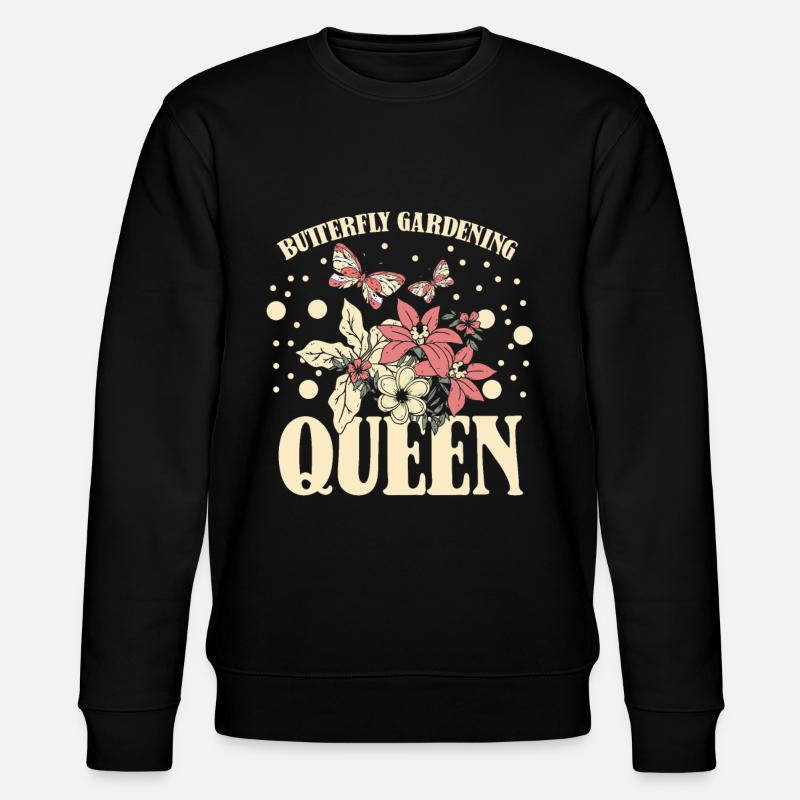 Hobbygärtner Garten Monarch - Stanley/Stella Unisex Bio-Sweatshirt CHANGER  - Schwarz