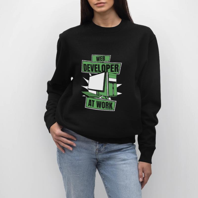 Web Developer Webdeveloper Cool Stanley/Stella CHANGER Unisex Organic Sweatshirt