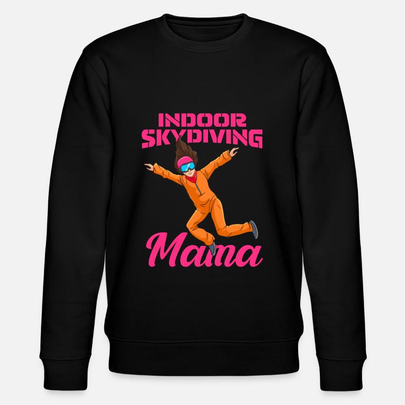 Parachutisme intérieur Mère - Sweat bio CHANGER Stanley/Stella Unisexe - noir