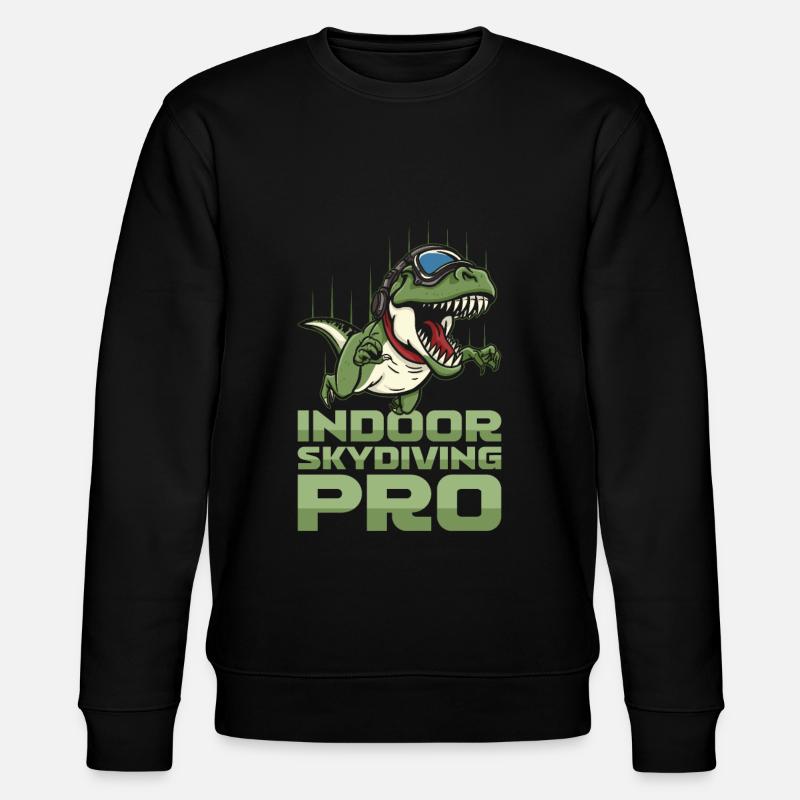 Parachutisme intérieur T Rex - Sweat bio CHANGER Stanley/Stella Unisexe - noir