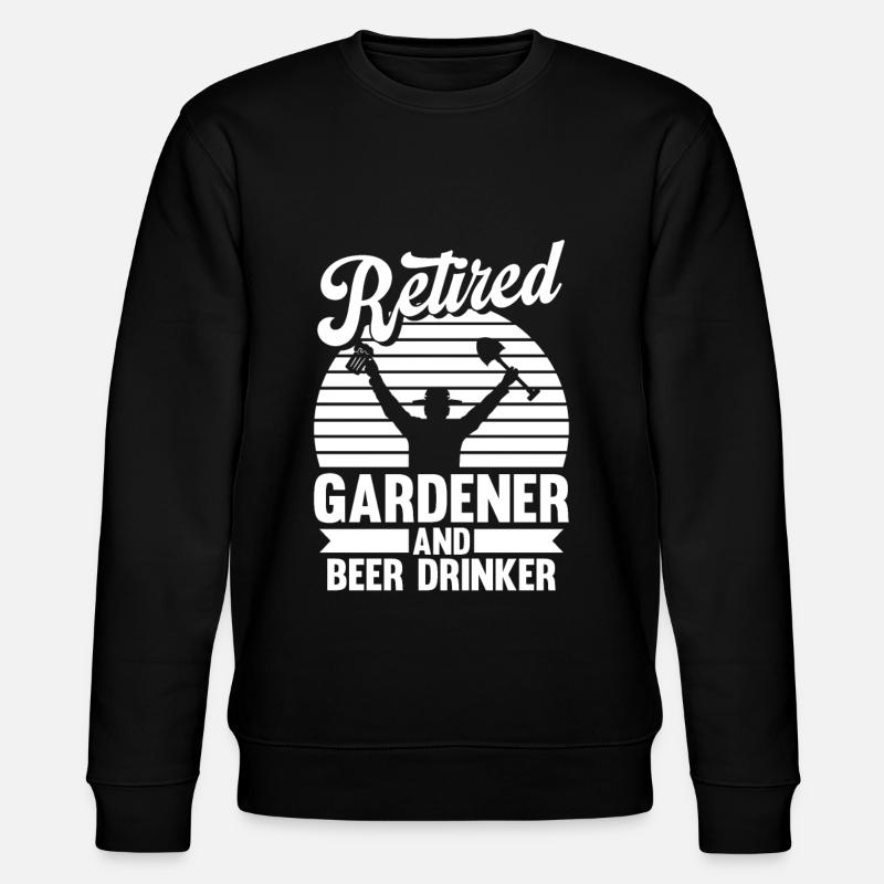Hobbygärtner Garten Gartenbier - Stanley/Stella Unisex Bio-Sweatshirt CHANGER  - Schwarz