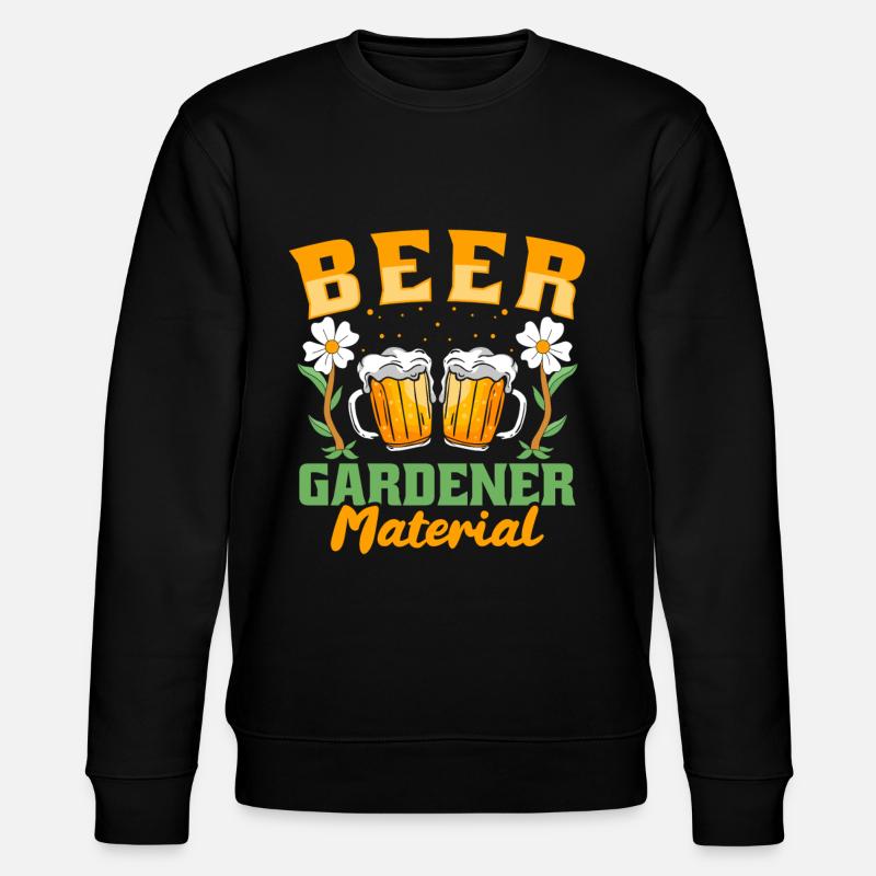 Hobbygärtner Garten Material Garten Bier - Stanley/Stella Unisex Bio-Sweatshirt CHANGER  - Schwarz