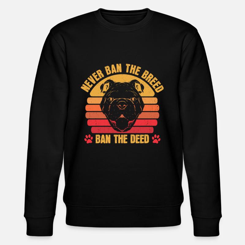 Pitbull Cool Pitbull Ban - Sweat bio CHANGER Stanley/Stella Unisexe - noir