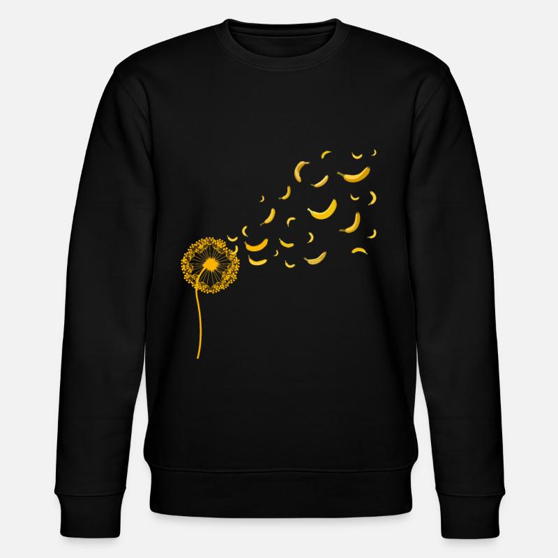 Fruit Fruit Cadeau Pissenlit Banane - Sweat bio CHANGER Stanley/Stella Unisexe - noir