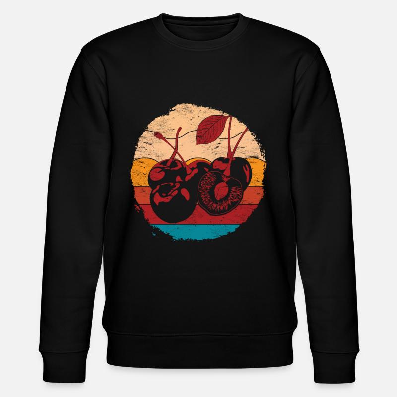 Cerise rétro - Sweat bio CHANGER Stanley/Stella Unisexe - noir