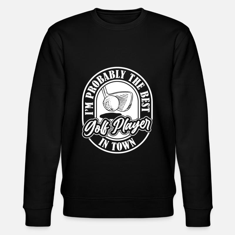 Golf Golfer Golfen - Stanley/Stella Unisex Bio-Sweatshirt CHANGER  - Schwarz