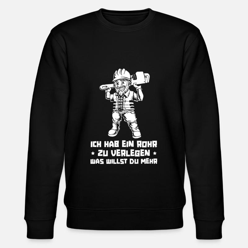 Rohrleitungsbauer - Stanley/Stella Unisex Bio-Sweatshirt CHANGER - Schwarz