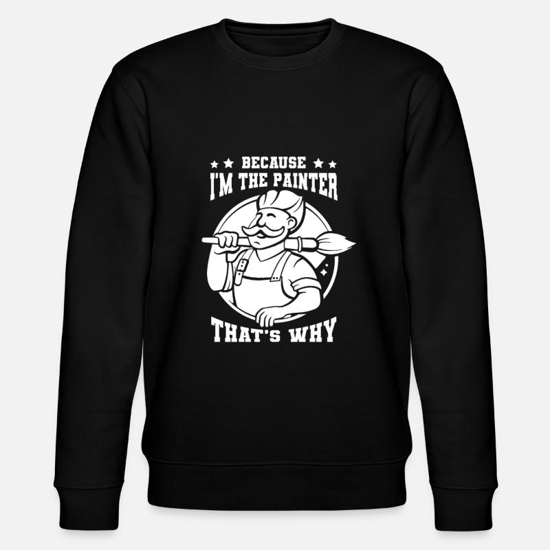 Painter Varnisher - Stanley/Stella CHANGER Unisex Organic Sweatshirt - black