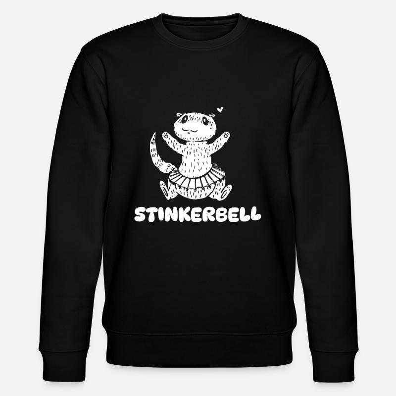 Ferret polecat - Stanley/Stella CHANGER Unisex Organic Sweatshirt - black