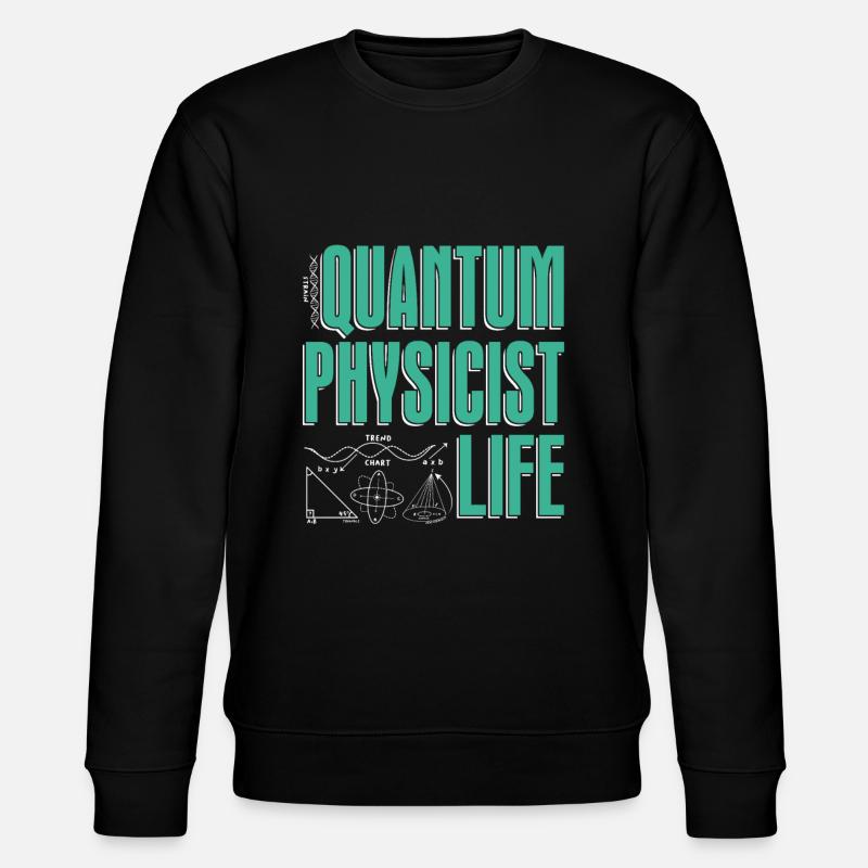Physics Physique Calculations Quantum Physics - Stanley/Stella CHANGER Unisex Organic Sweatshirt - black