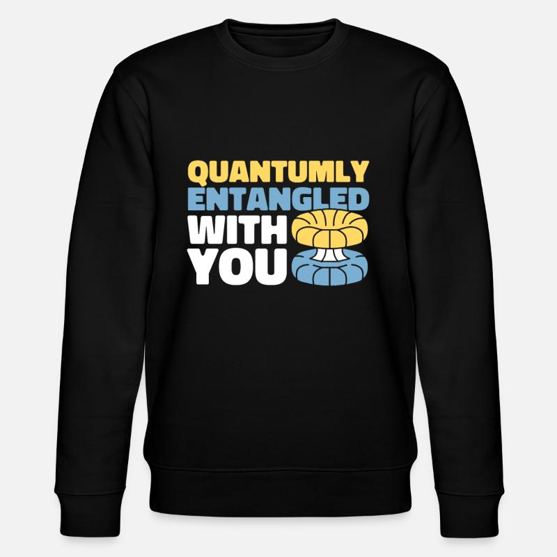 Physik Phyiker Witzig Quantenphysik - Stanley/Stella Unisex Bio-Sweatshirt CHANGER  - Schwarz