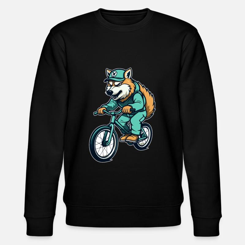 Vélo Wolf - Sweat bio CHANGER Stanley/Stella Unisexe - noir