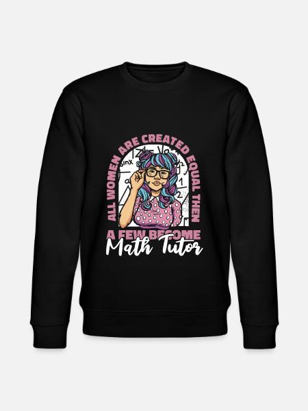 Math Teacher Math Teacher Wheelchair - Stanley/Stella CHANGER Unisex Organic Sweatshirt - black