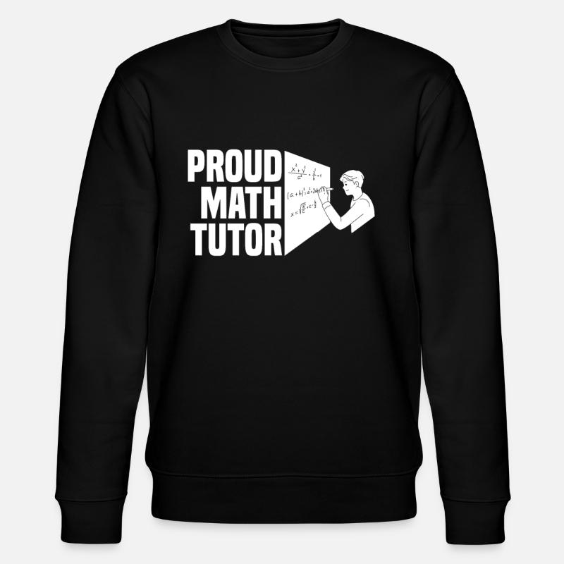 Mathelehrer Mathe Lehrer Witzig - Stanley/Stella Unisex Bio-Sweatshirt CHANGER  - Schwarz