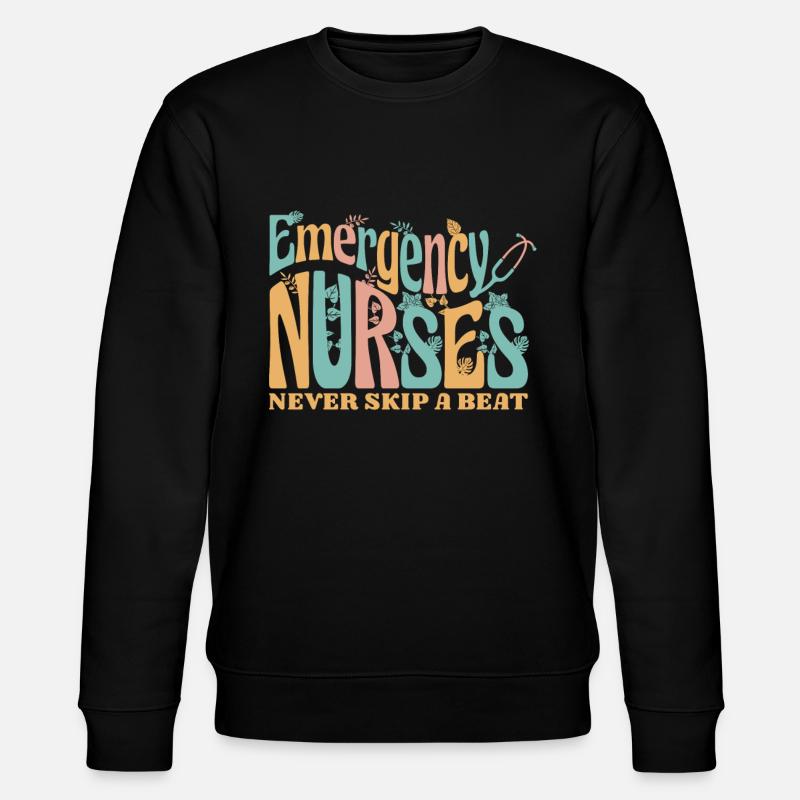 Infirmière d’urgence - Sweat bio CHANGER Stanley/Stella Unisexe - noir