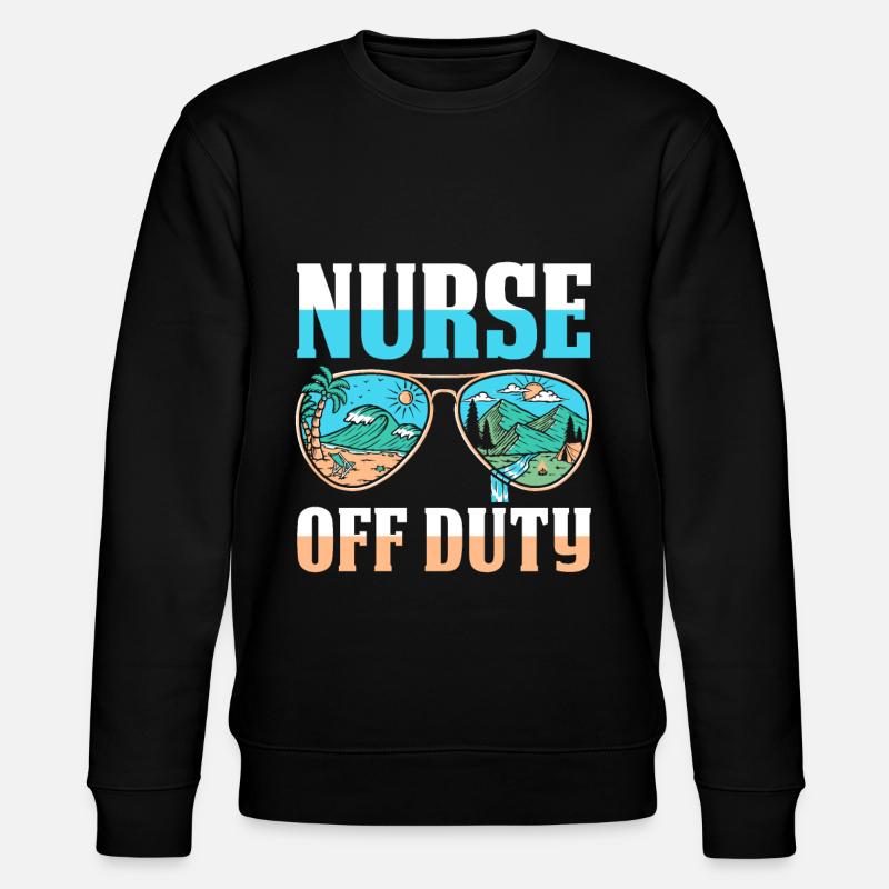 Lunettes de soleil infirmière - Sweat bio CHANGER Stanley/Stella Unisexe - noir