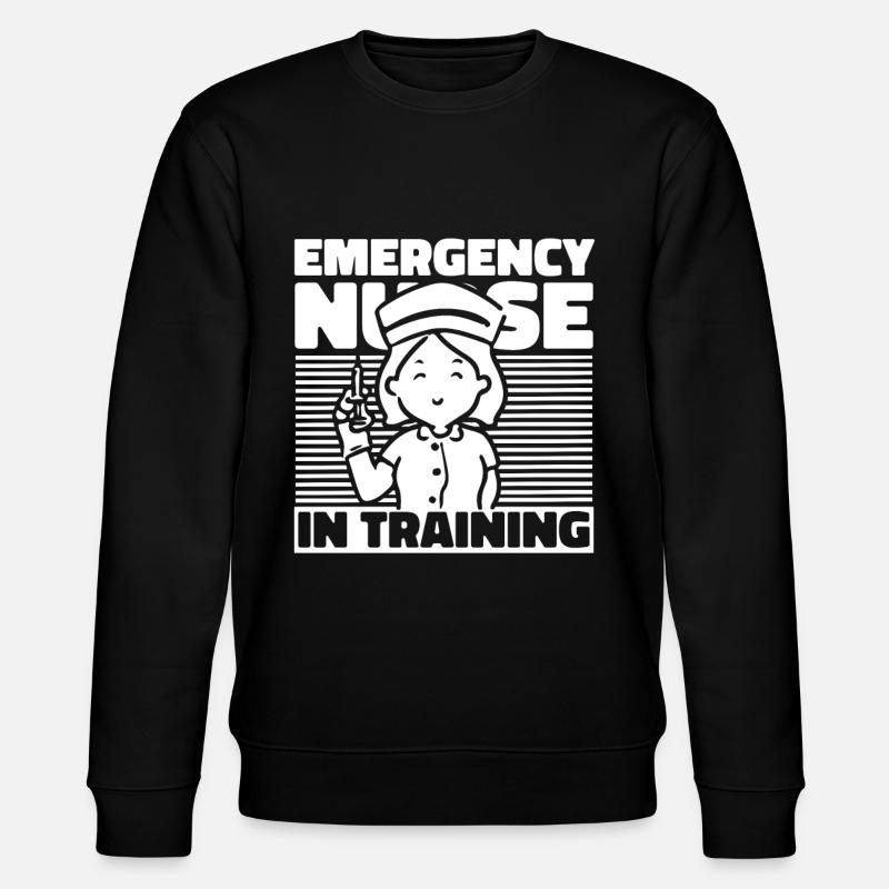 Krankenschwester Ausbildung - Stanley/Stella Unisex Bio-Sweatshirt CHANGER  - Schwarz
