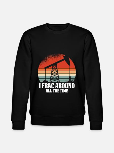 Oilfield Oil Rig Fracking - Stanley/Stella CHANGER Unisex Organic Sweatshirt - black