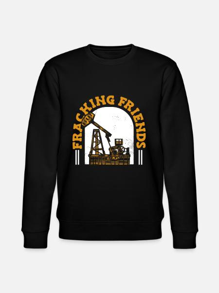 Ölfeld Bohrinsel Fracking - Stanley/Stella Unisex Bio-Sweatshirt CHANGER  - Schwarz
