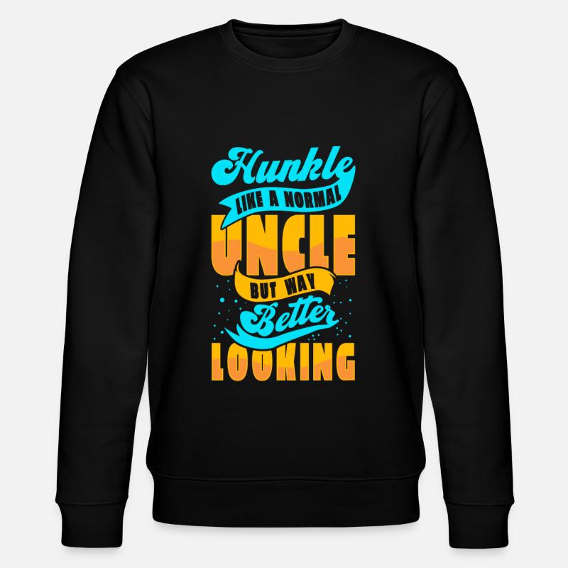 Onkel - Stanley/Stella Unisex Bio-Sweatshirt CHANGER  - Schwarz