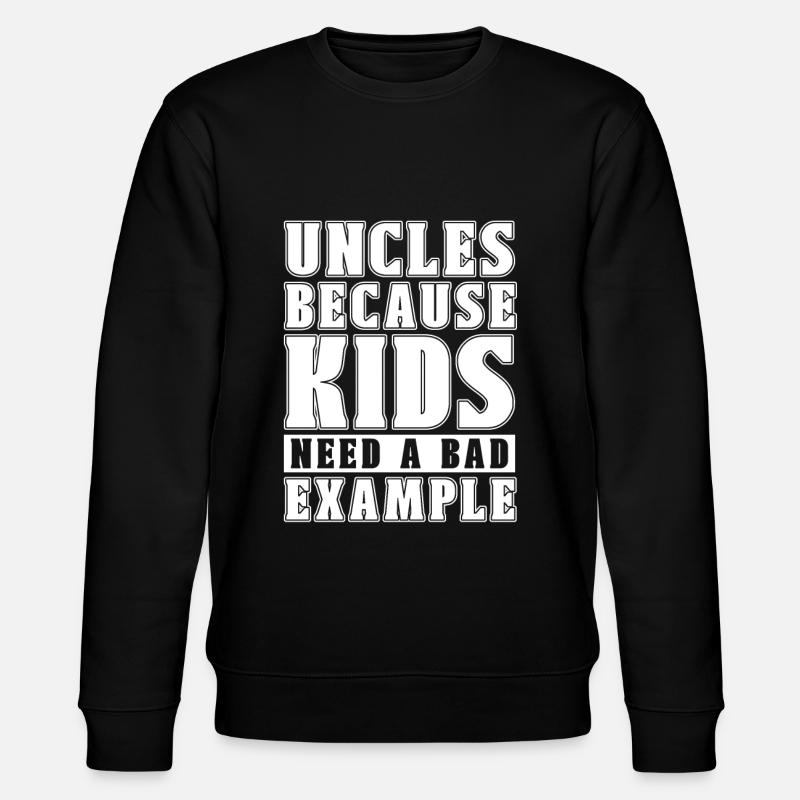 Oncle Oncle - Sweat bio CHANGER Stanley/Stella Unisexe - noir