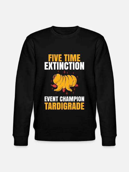 Microbiology -Biologist Gift Tardigrades - Stanley/Stella CHANGER Unisex Organic Sweatshirt - black