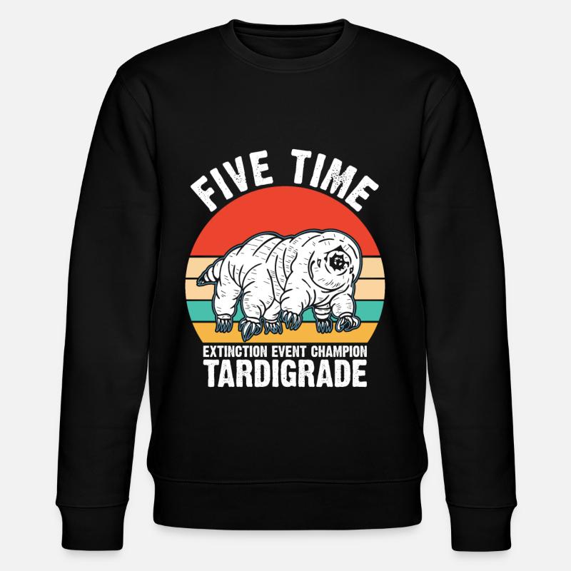 Microbiology -Biologist Gift Tardigrades - Stanley/Stella CHANGER Unisex Organic Sweatshirt - black