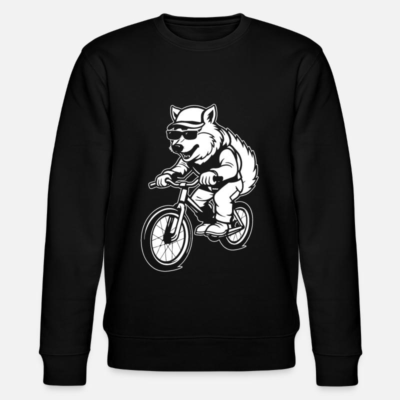 Wolf Cyclisme - Sweat bio CHANGER Stanley/Stella Unisexe - noir