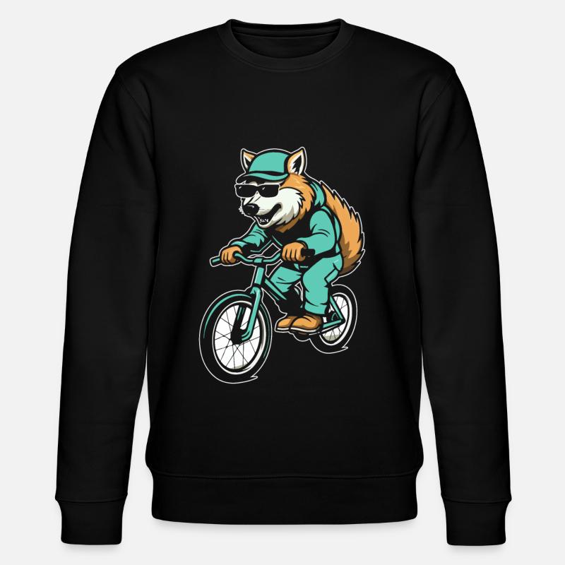 Wolf Cyclisme - Sweat bio CHANGER Stanley/Stella Unisexe - noir