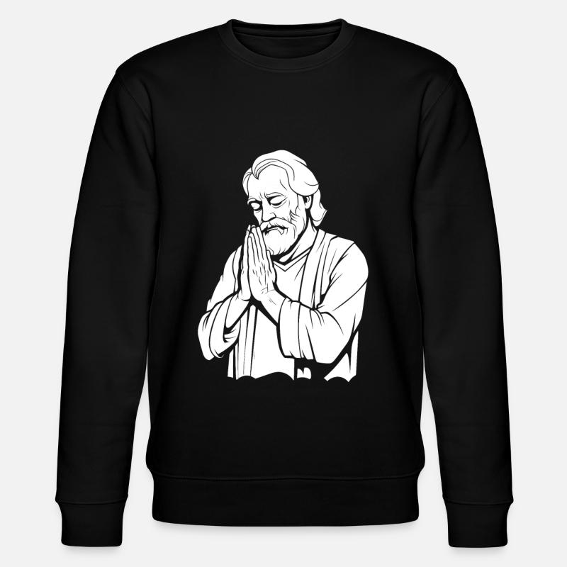 Christianisme chrétien priant - Sweat bio CHANGER Stanley/Stella Unisexe - noir