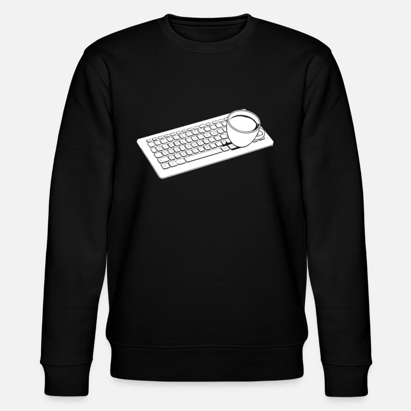 Entwickler Coder Programmierer Kaffee - Stanley/Stella Unisex Bio-Sweatshirt CHANGER  - Schwarz