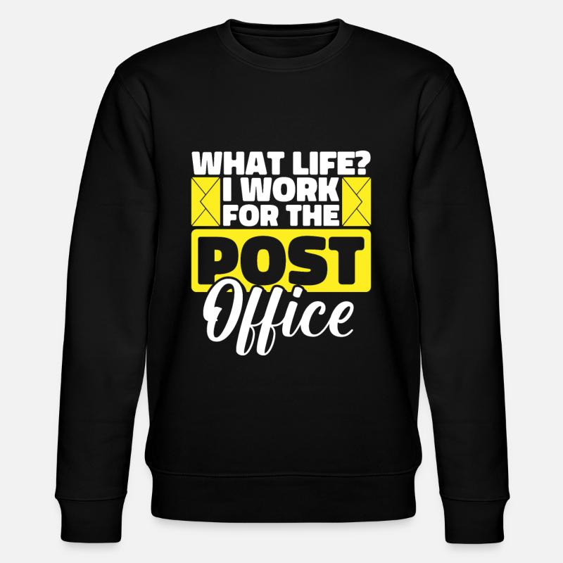 Postbote Briefträger Witzig - Stanley/Stella Unisex Bio-Sweatshirt CHANGER - Schwarz