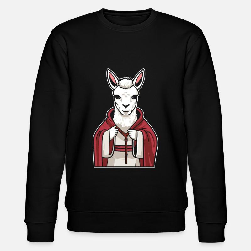 Lama chrétien chrétien - Sweat bio CHANGER Stanley/Stella Unisexe - noir