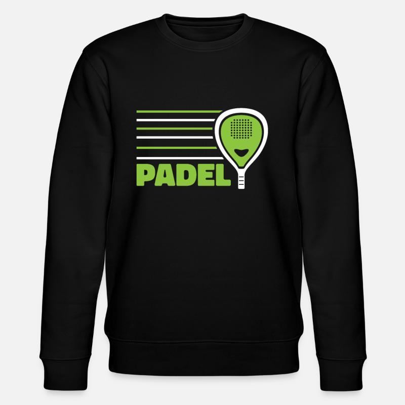 Padel - Stanley/Stella Unisex Bio-Sweatshirt CHANGER  - Schwarz