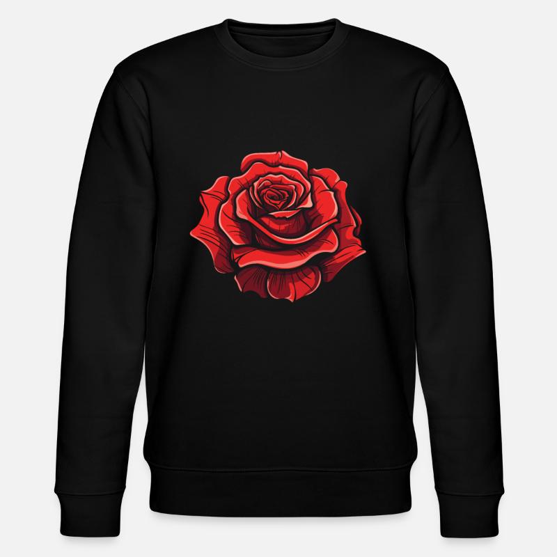 Rose Rouge Goth Cool - Sweat bio CHANGER Stanley/Stella Unisexe - noir