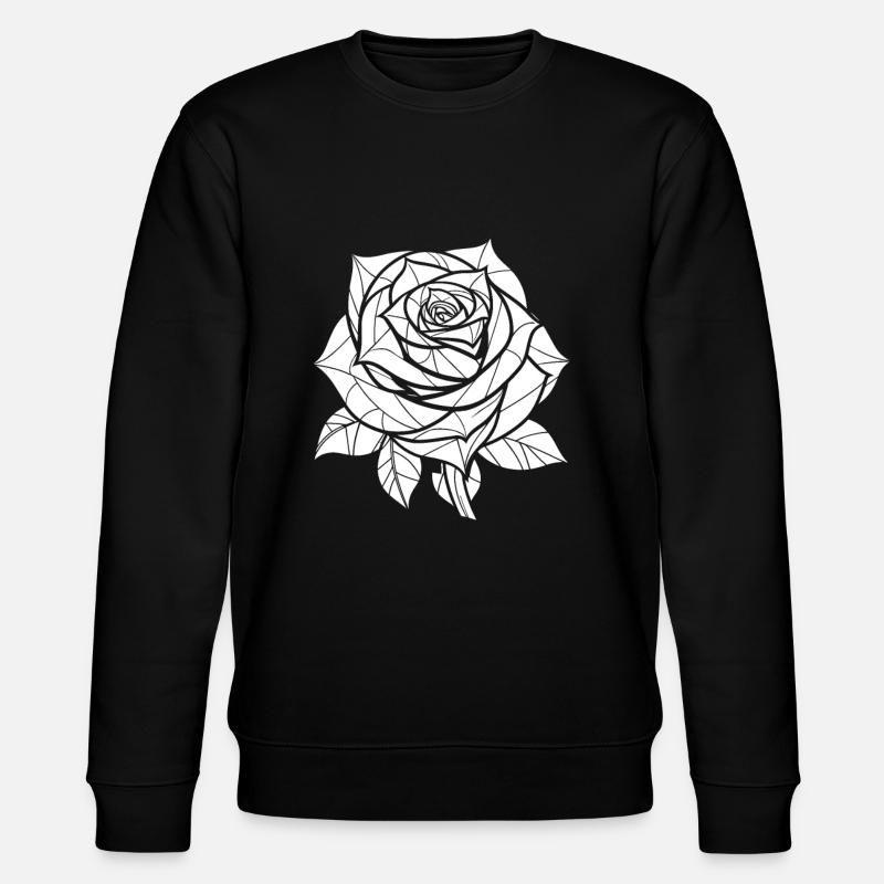 Rose rouge Goth - Sweat bio CHANGER Stanley/Stella Unisexe - noir