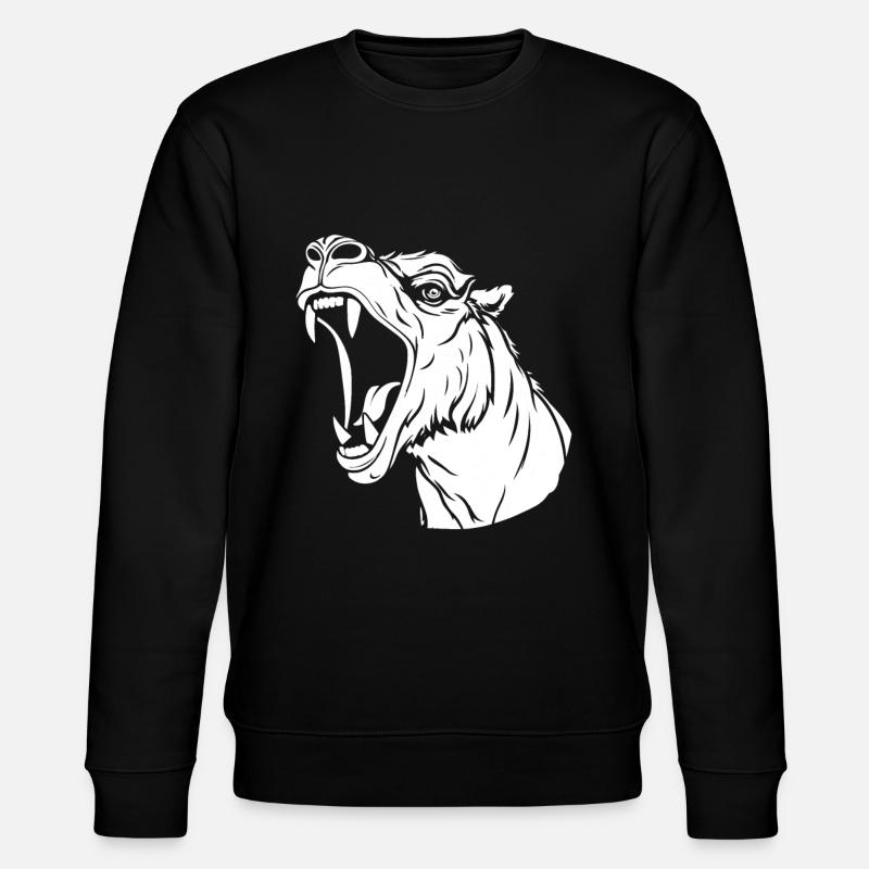 Visage de chameau - Sweat bio CHANGER Stanley/Stella Unisexe - noir