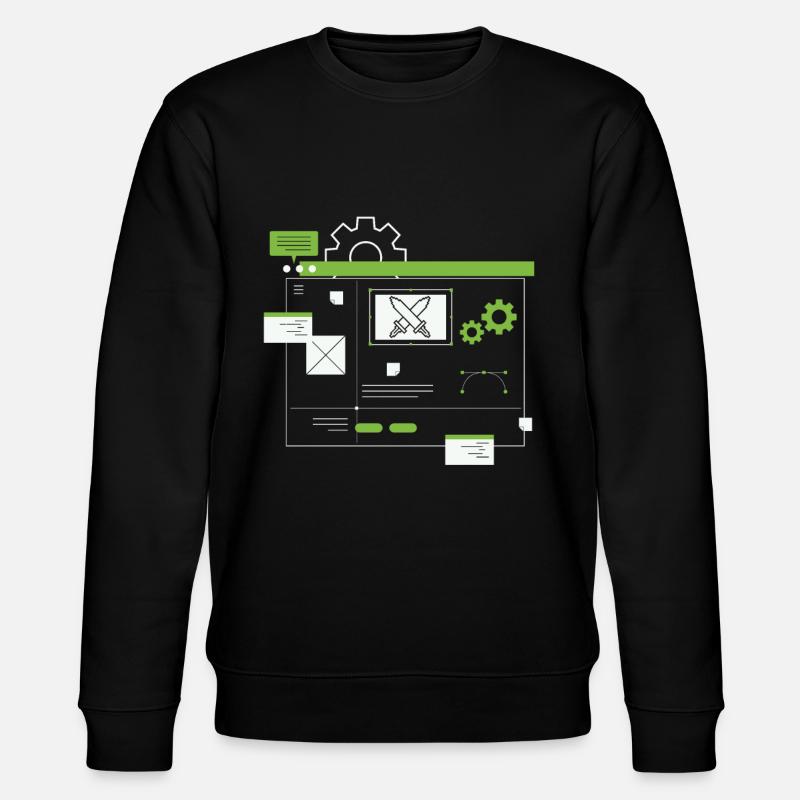 Entwickler Coder Programmierer - Stanley/Stella Unisex Bio-Sweatshirt CHANGER  - Schwarz