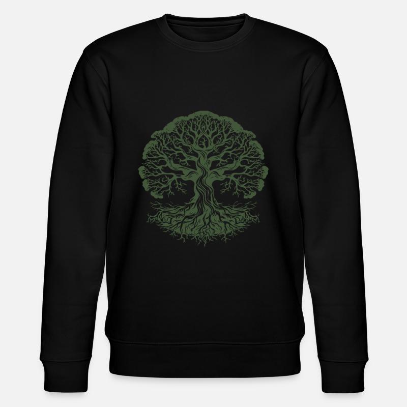 Tree - Stanley/Stella CHANGER Unisex Organic Sweatshirt - black