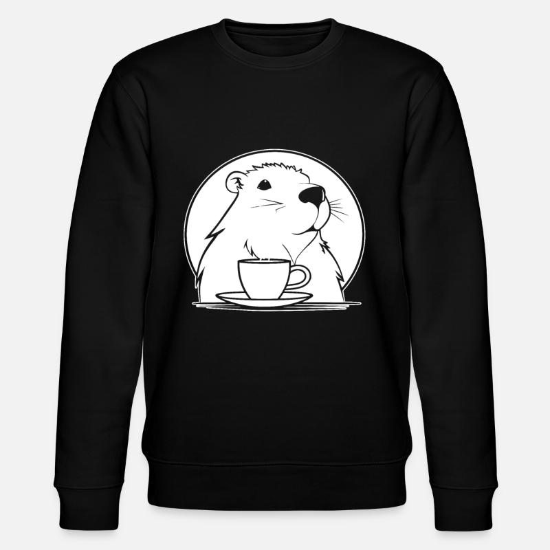 Capybara Capybara Café - Sweat bio CHANGER Stanley/Stella Unisexe - noir