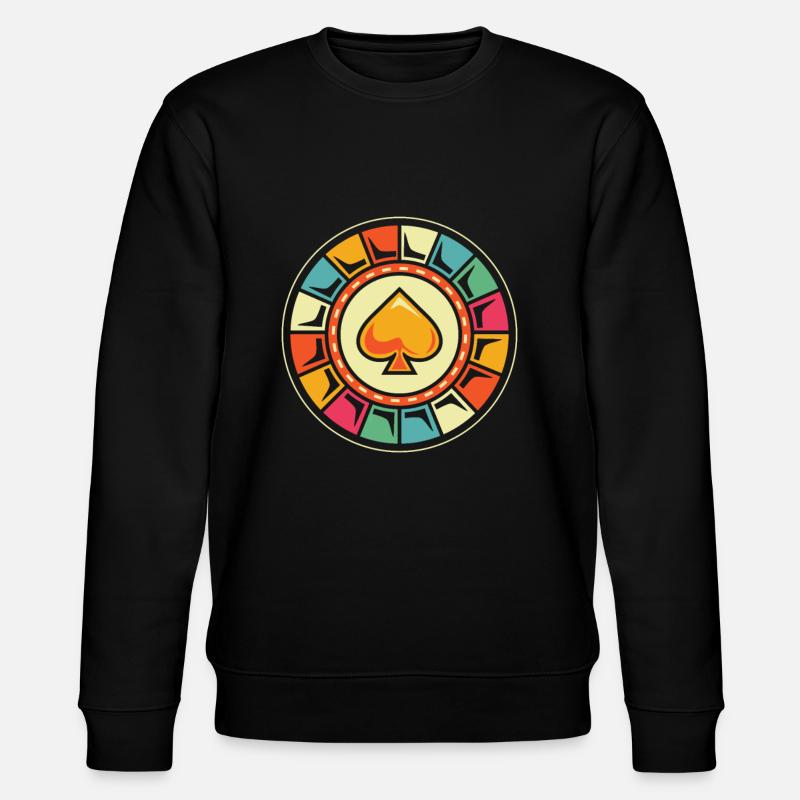 Poker - Stanley/Stella Unisex Bio-Sweatshirt CHANGER  - Schwarz