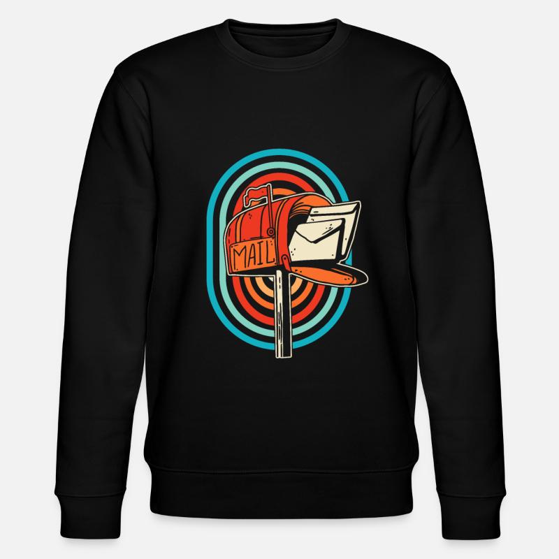 Postbote Briefträger - Stanley/Stella Unisex Bio-Sweatshirt CHANGER - Schwarz