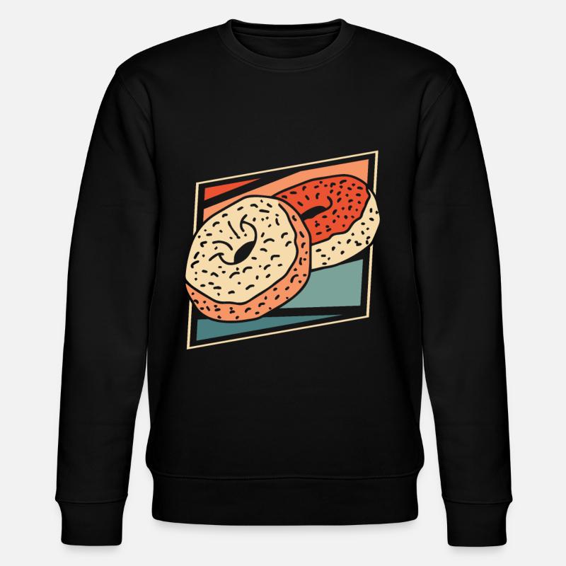 Donut - Stanley/Stella Unisex Bio-Sweatshirt CHANGER  - Schwarz