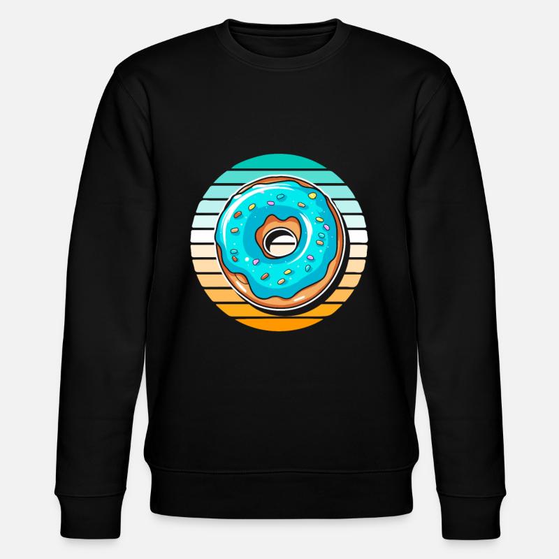 Donut - Stanley/Stella Unisex Bio-Sweatshirt CHANGER  - Schwarz