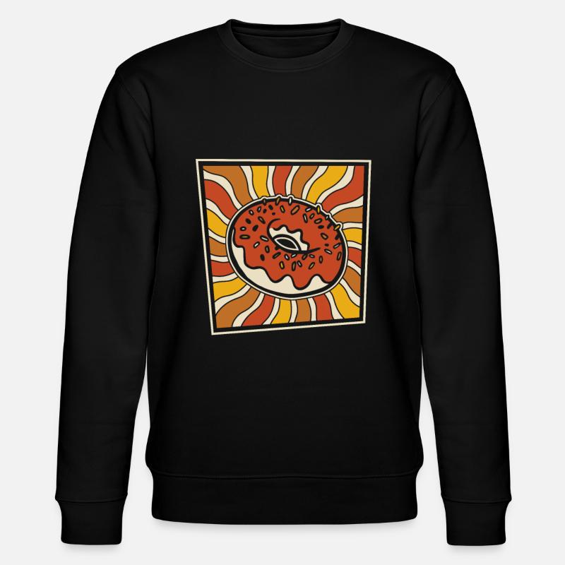 Donut - Stanley/Stella Unisex Bio-Sweatshirt CHANGER  - Schwarz