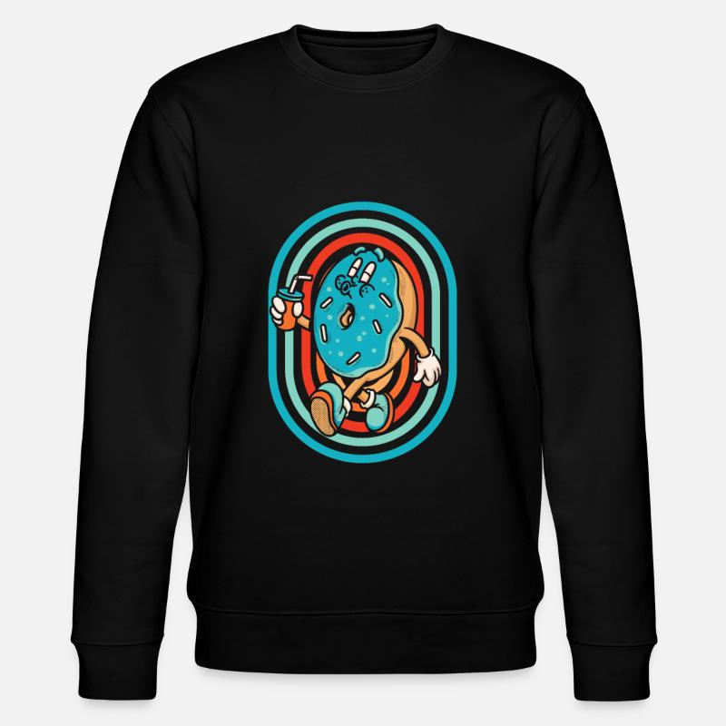Donut - Stanley/Stella Unisex Bio-Sweatshirt CHANGER  - Schwarz