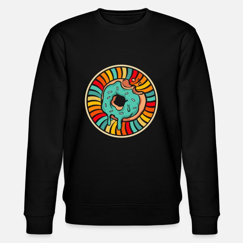 Donut - Stanley/Stella Unisex Bio-Sweatshirt CHANGER  - Schwarz