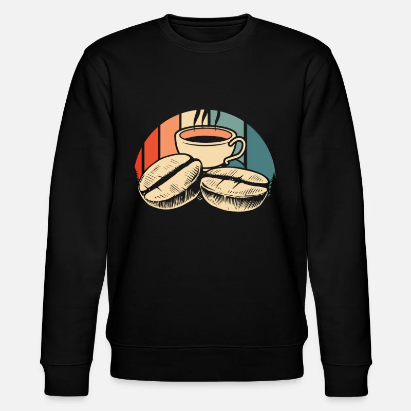 Kaffee Cafe - Stanley/Stella Unisex Bio-Sweatshirt CHANGER  - Schwarz
