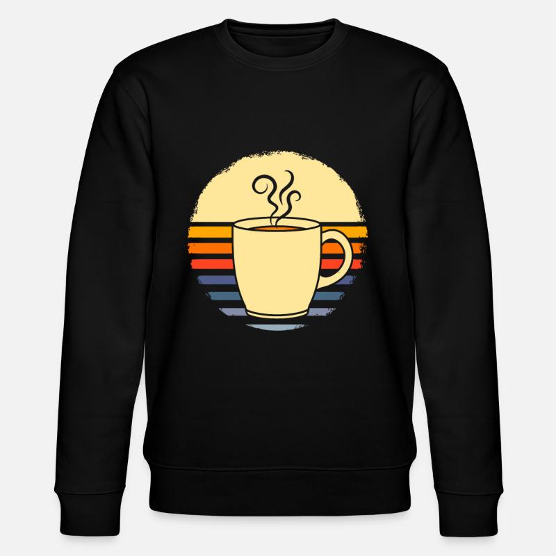 Kaffee Cafe - Stanley/Stella Unisex Bio-Sweatshirt CHANGER  - Schwarz